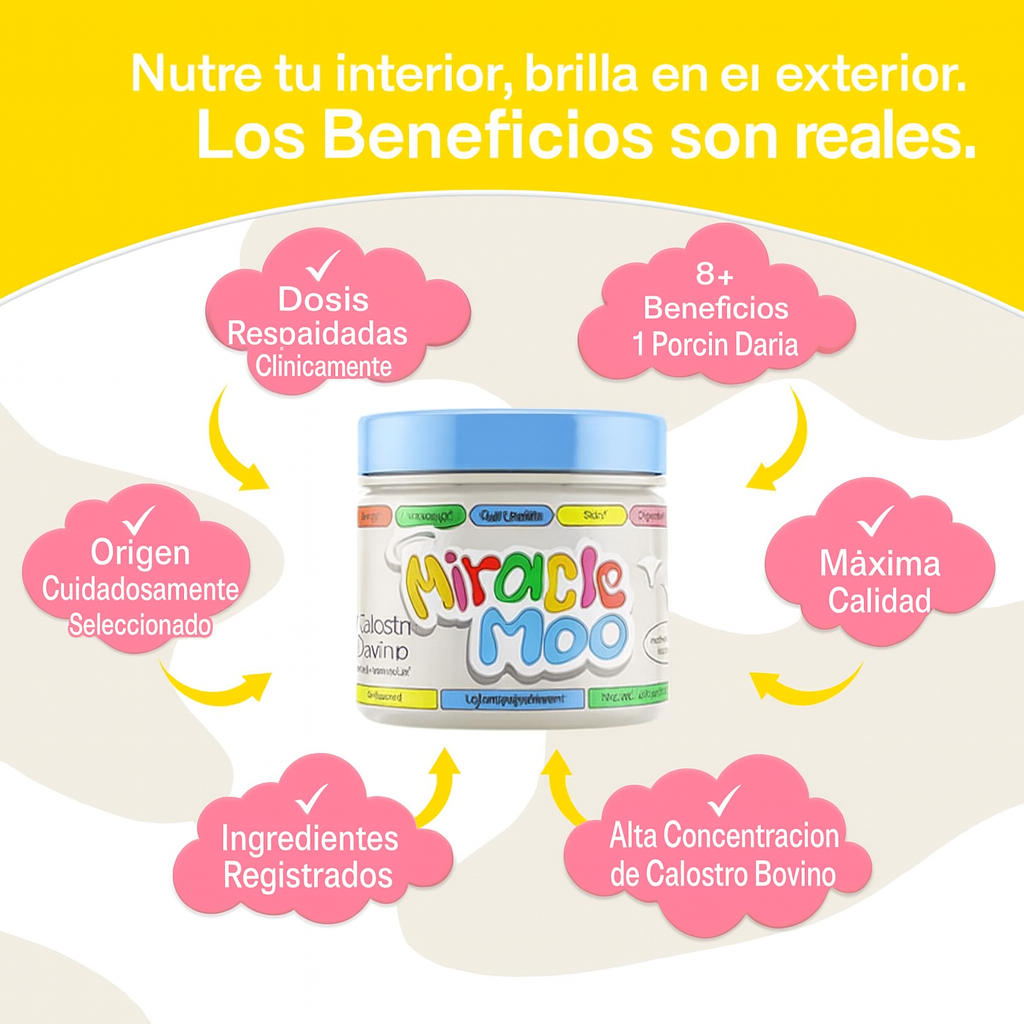 Miracle Moo Calostro Bovino USA