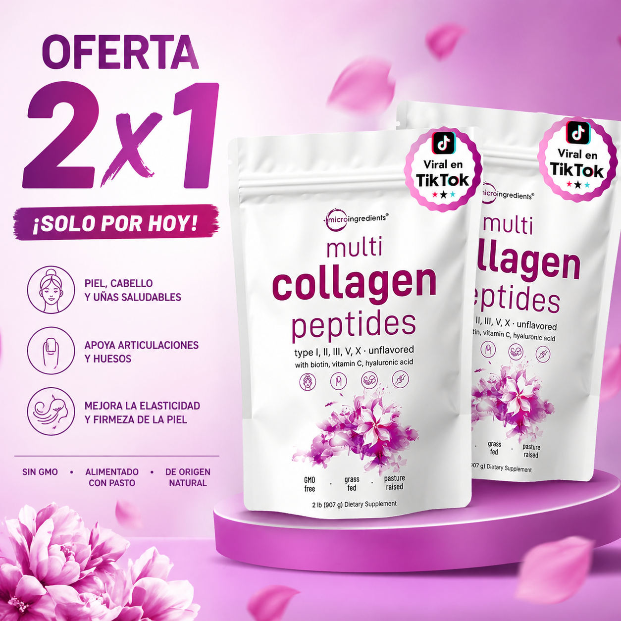 MULTI COLÁGENO 5 EN 1 PREMIUM - OFERTA 2X1