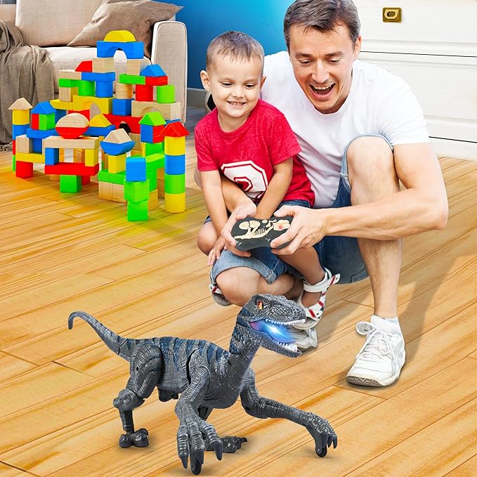 ⚡VELOCIRAPTOR A CONTROL REMOTO 🦖 + 🔥 ENVÍO GRATIS 🚚🚀