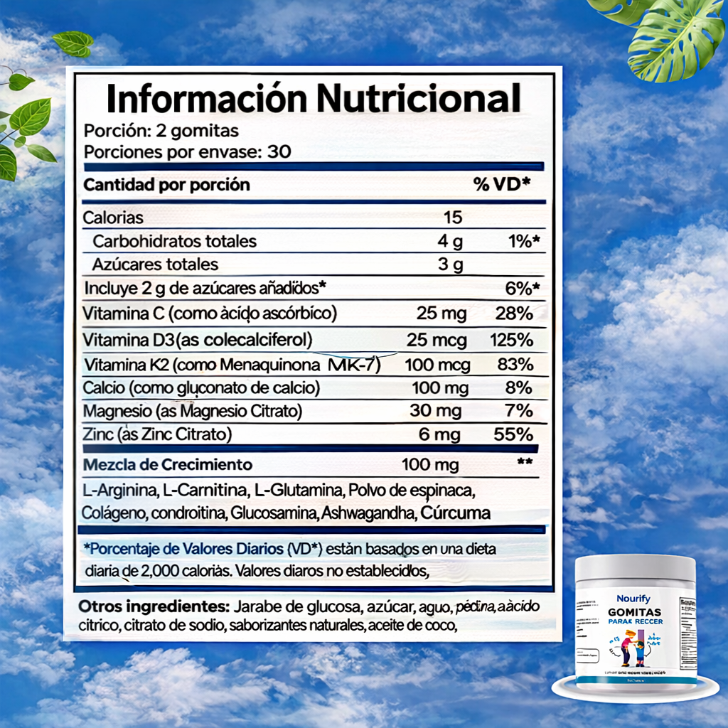 Gomitas potenciadoras Nourify