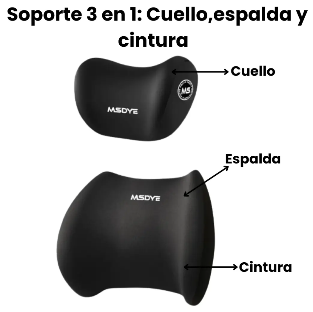 KIT de Soporte Lumbar – Confort y Soporte en Cada Viaje
