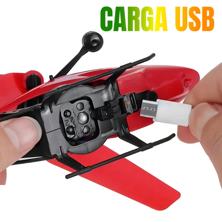 HELICÓPTERO VOLADOR CON SENSOR - Diversión que despega