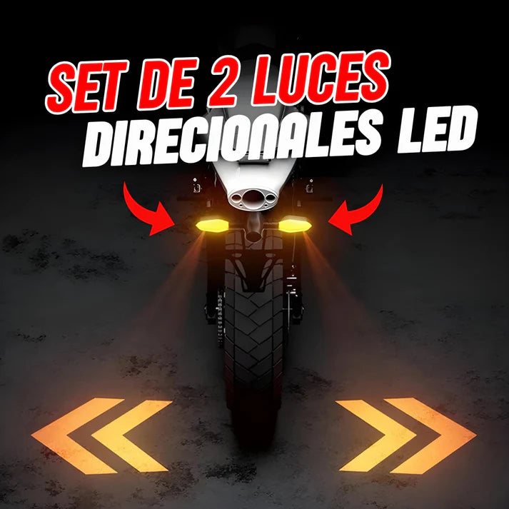 SET DE 2 LUCES DIRECCIONALES CON PROYECCION LED