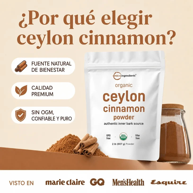 Canela de Ceylon Orgánica