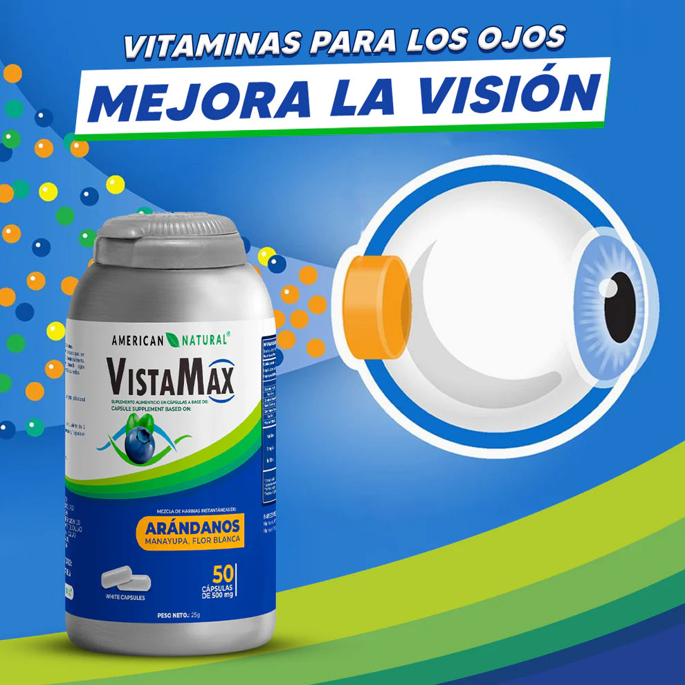 👁️ Vistamax Natural para Mejorar la Visión y Reducir la Fatiga Ocular