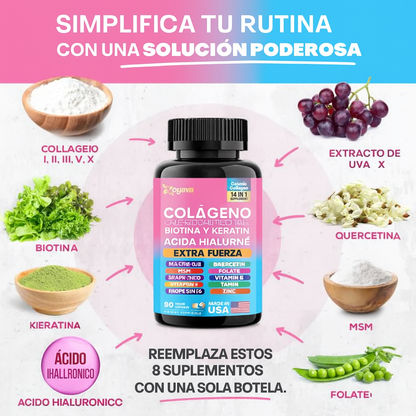 Complejo de colágeno de 5 tipos
