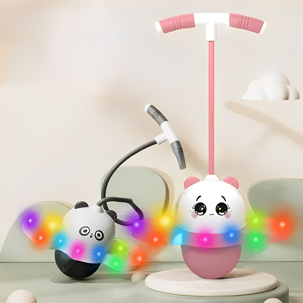 PELOTA SALTARINA INFANTIL CON LUCES LED | ENVÍO GRATIS