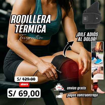 Rodillera Térmica Terapéutica 2.0 – Alivio Inmediato con Calor