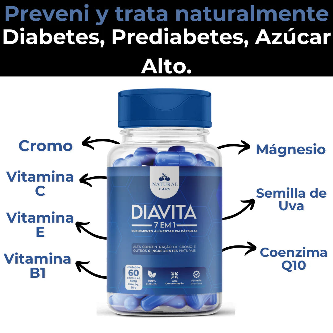 suplemento para la diabetes 7en1 DIAVITA