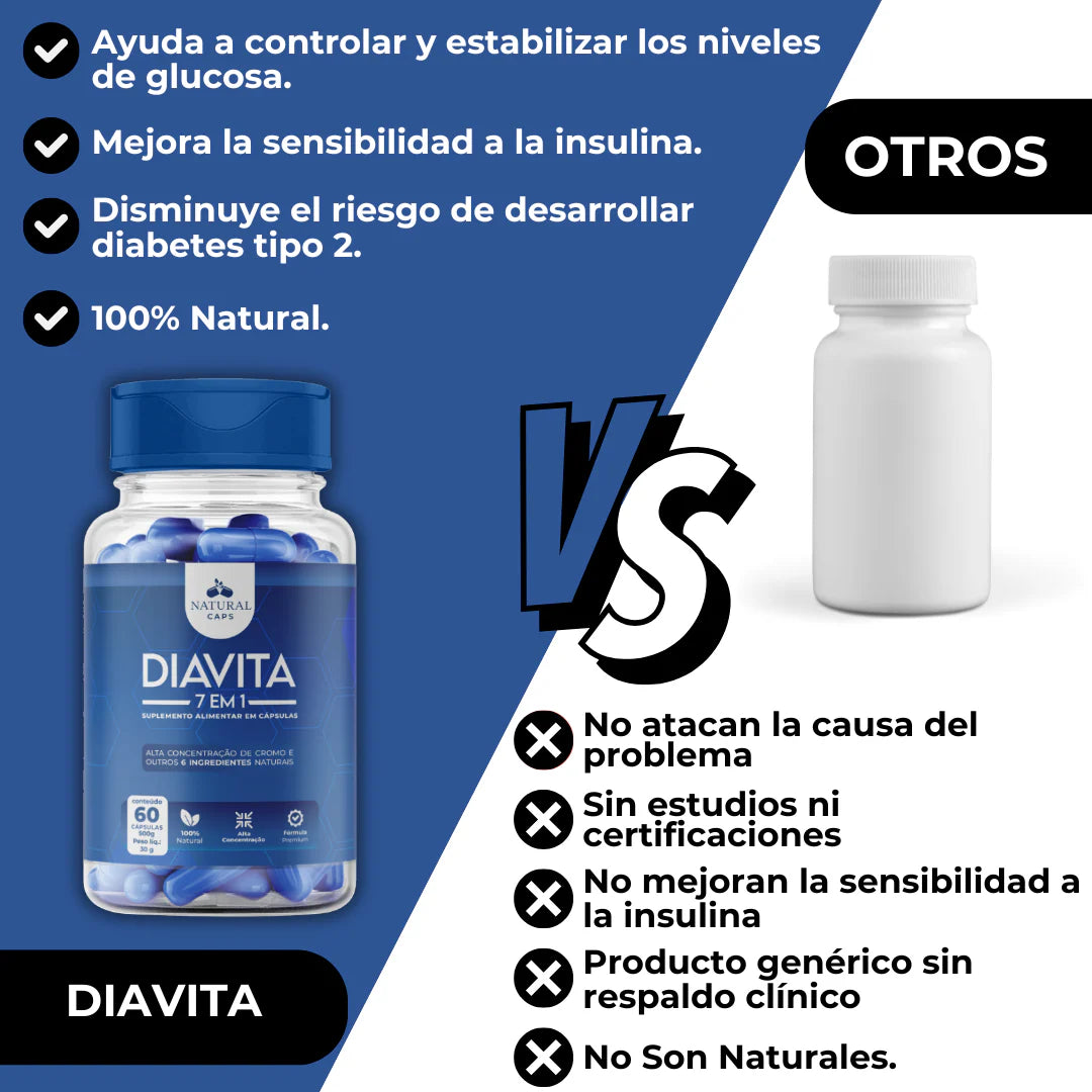 suplemento para la diabetes 7en1 DIAVITA