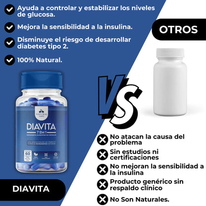 suplemento para la diabetes 7en1 DIAVITA