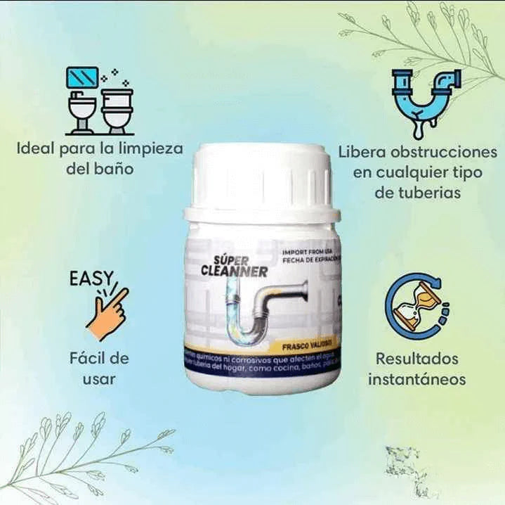 4x1 Polvo Desatorador De Tuberias 140gr