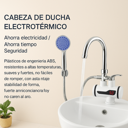 GRIFO ELECTRICO CALENTADOR DE AGUA 2 EN 1 + ENVÍO GRATIS