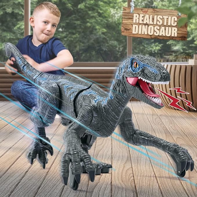 ⚡VELOCIRAPTOR A CONTROL REMOTO 🦖 + 🔥 ENVÍO GRATIS 🚚🚀