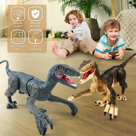 ⚡VELOCIRAPTOR A CONTROL REMOTO 🦖 + 🔥 ENVÍO GRATIS 🚚🚀