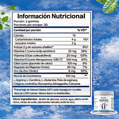 Gomitas potenciadoras Nourify