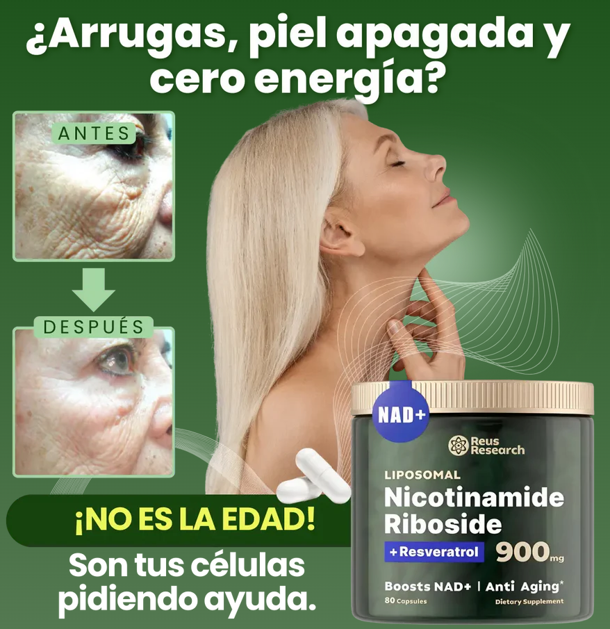 Suplemento  Antivejez NAD+ RESVERATROL