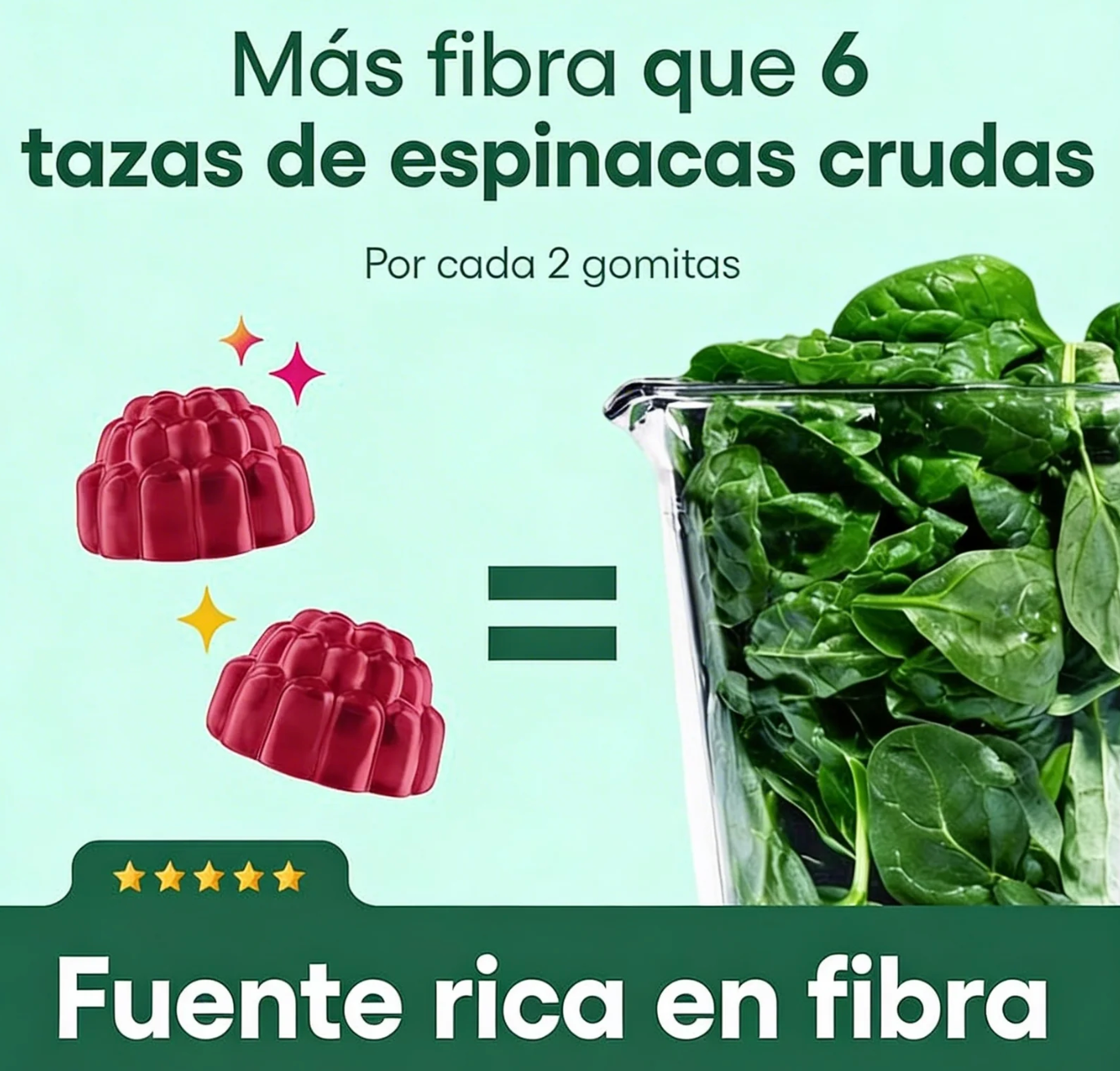 Gomitas de fibra (Pack de 60 Gomitas)