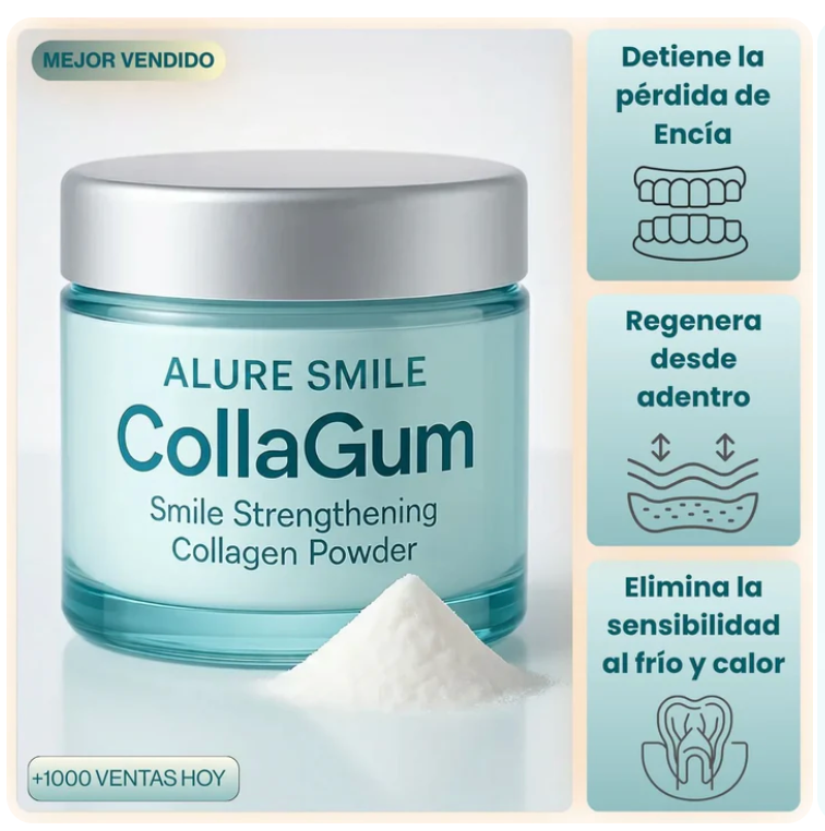 🦷 Colágeno - Recupera tus encías y tu sonrisa en 21 días