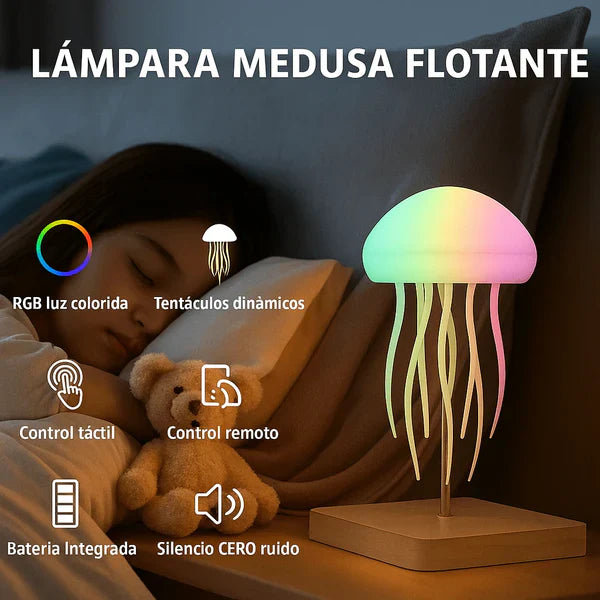 LAMPARA MEDUSA FLOTANTE RGB