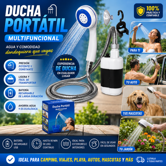 DUCHA PORTATIL 🚿 MULTIFUNCIONAL