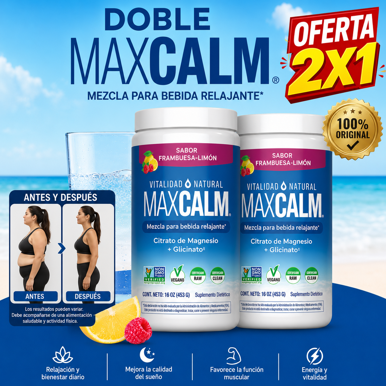 Magnesium Maxcalm Complex - oferta 2x1