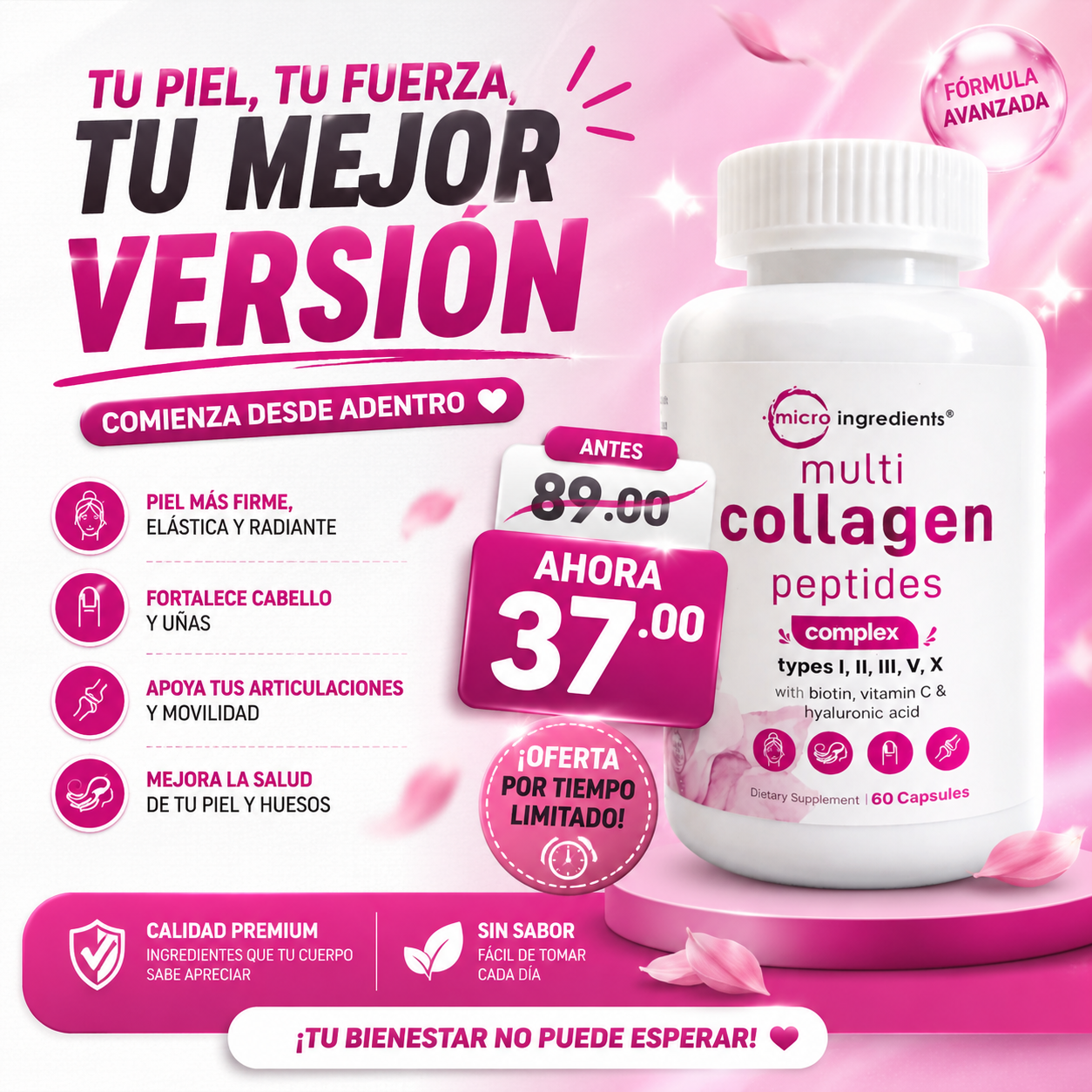 MULTI COLLAGEN COMPLEX CAPSULAS