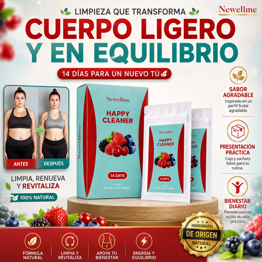 NEWELLME HAPPY CLEANER – RUTINA FRUTAL DE 14 DÍAS