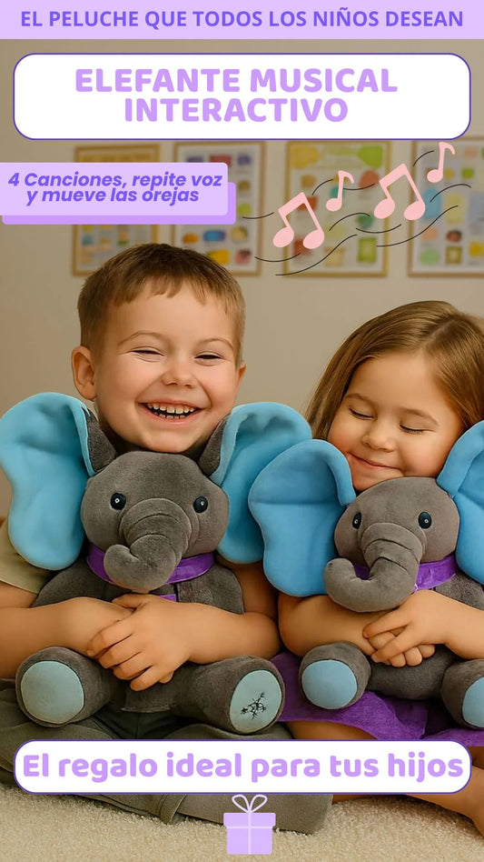 Elefante Musical Interactivo Unisex