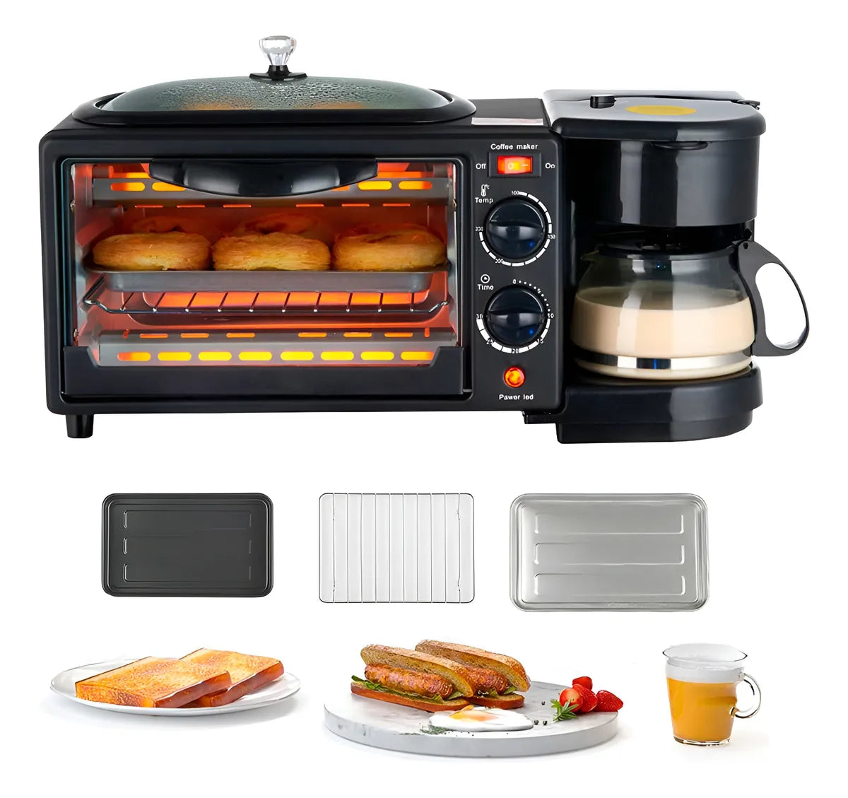 Horno Eléctrico 3en1 Multifunción Original