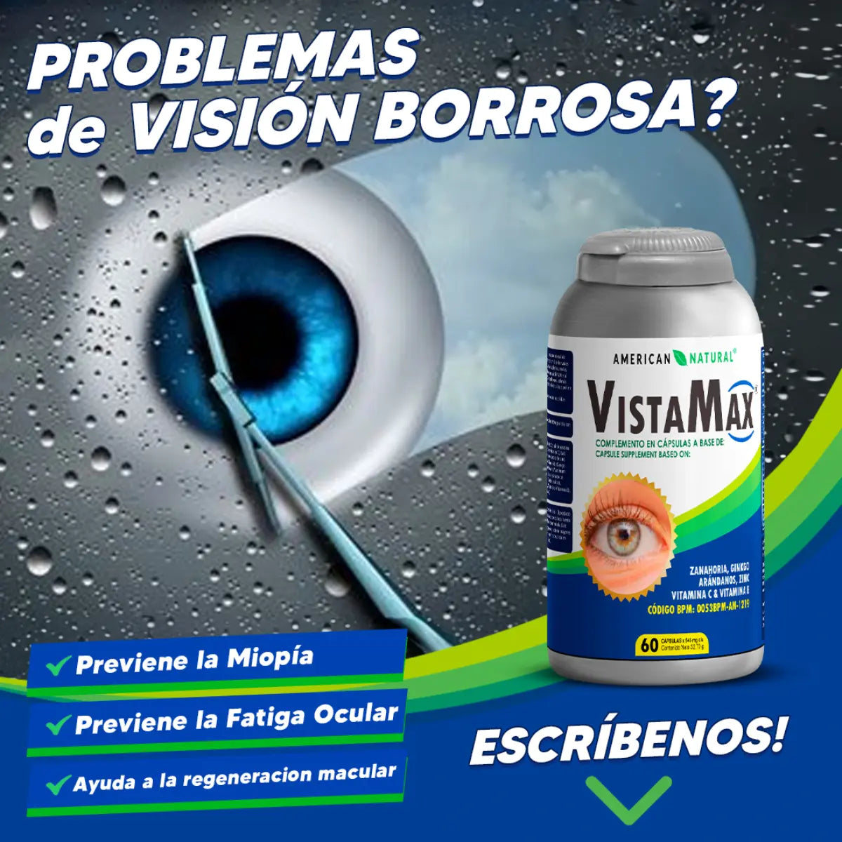 👁️ Vistamax Natural para Mejorar la Visión y Reducir la Fatiga Ocular
