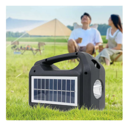 Parlante Multifuncional Solar inteligente con cargador de celular