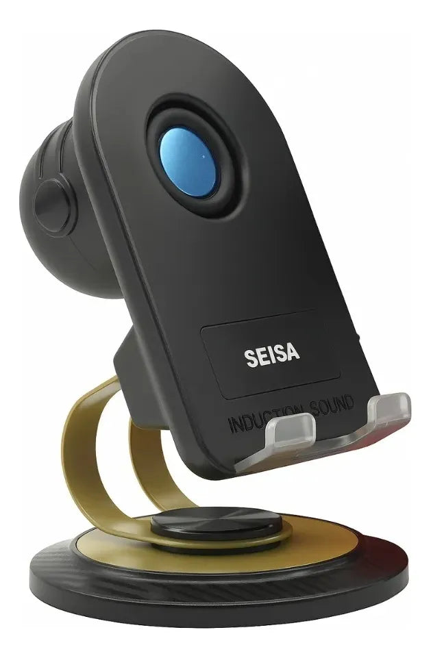 Soporte con Amplificador de sonido y Carga Inalámbrica