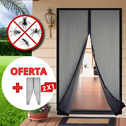Cortina magnética antimosquitos - 2x1 oferta solo por hoy