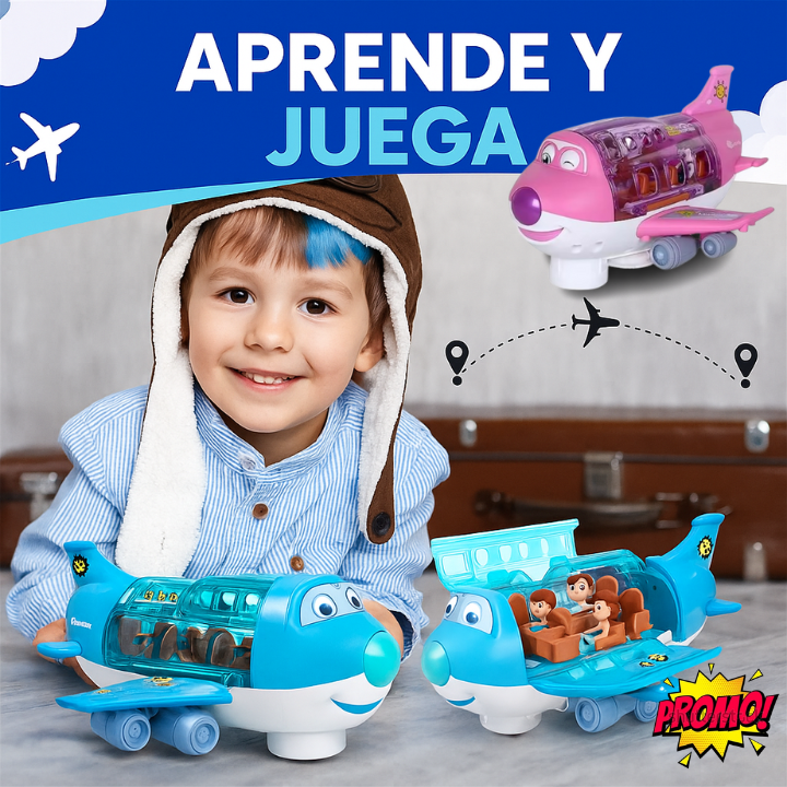 Avión eléctrico giratorio de 360°