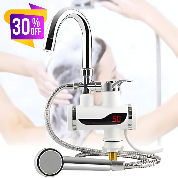 GRIFO ELECTRICO CALENTADOR DE AGUA 2 EN 1 + ENVÍO GRATIS