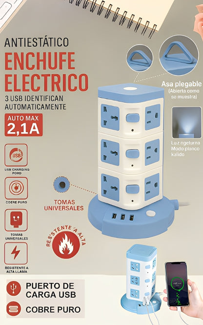 ⚡ Torre de Energía Universal 3 Niveles