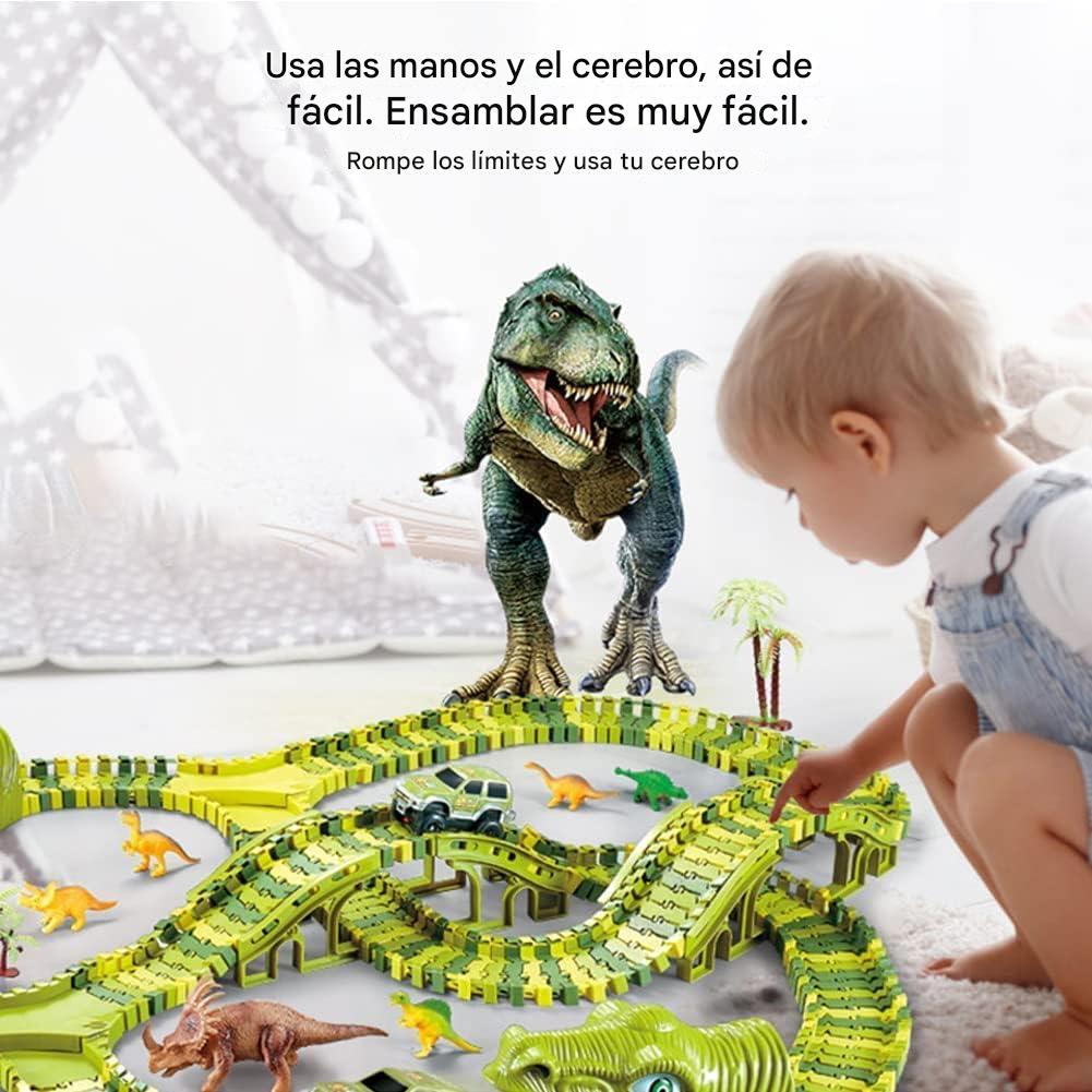 PISTA DINO TRACK FLEXIBLE QUE SE TRANSFORMA