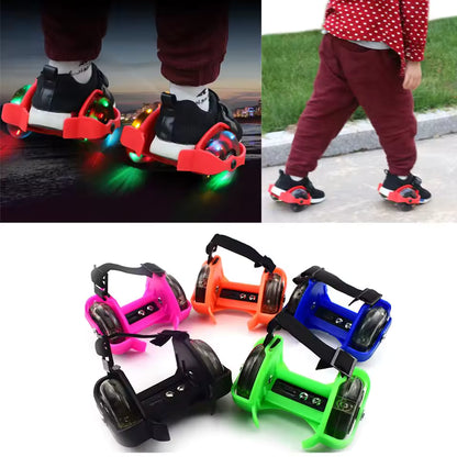 Patines de Talón Ajustables con Luz LED + ENVÍO GRATIS