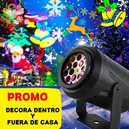 Combo Navidad: proyector + Luz solar 10M.