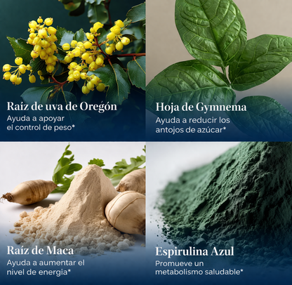 Gotas Herbales Blue Burn: Apoyo Metabólico y Control de Peso