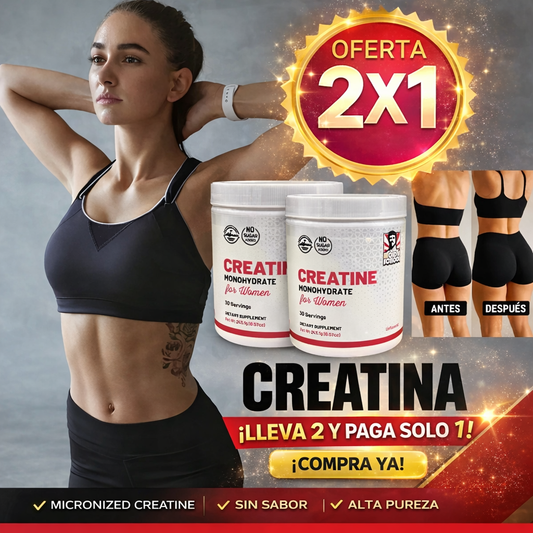 Creatina Monohidratada OLD SCHOOL Activa Tus Curvas, Despierta Tu Figura