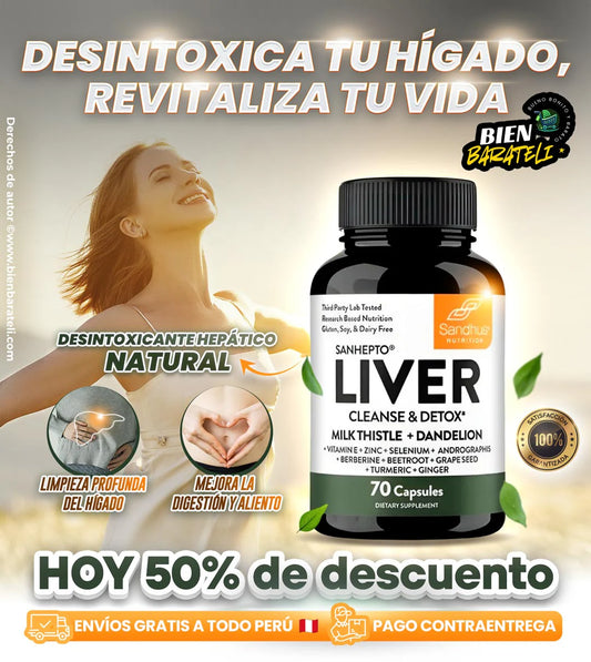 Sandhu’s Liver Cleanse & Detox | Siéntete más ligero y con energía en tan solo 2 semanas