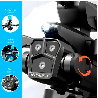 DRONE K11 MAX FHD LANZADOR DE BOLAS HIDROGEL 3 CAMARAS