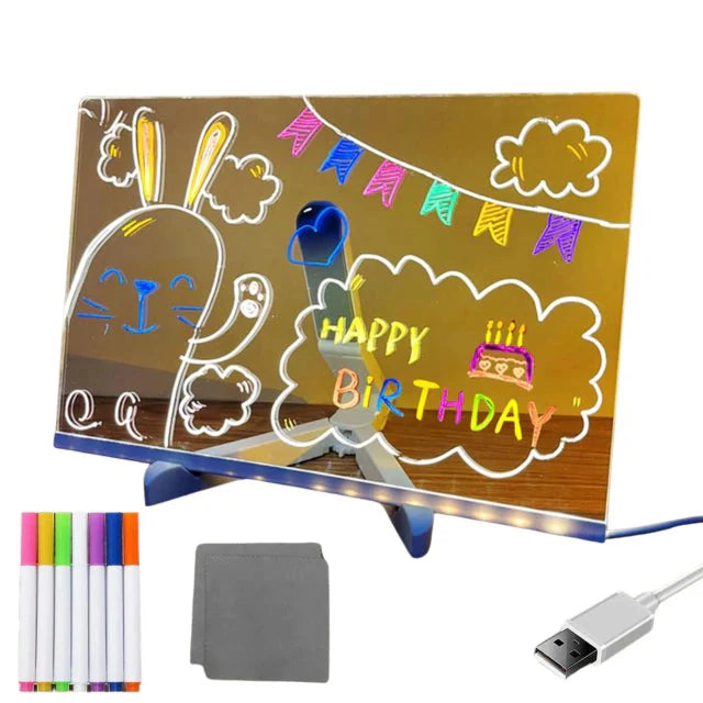 combo 1 Pizarra de Dibujo Led Magic™ + Lápiz 3D Mágico