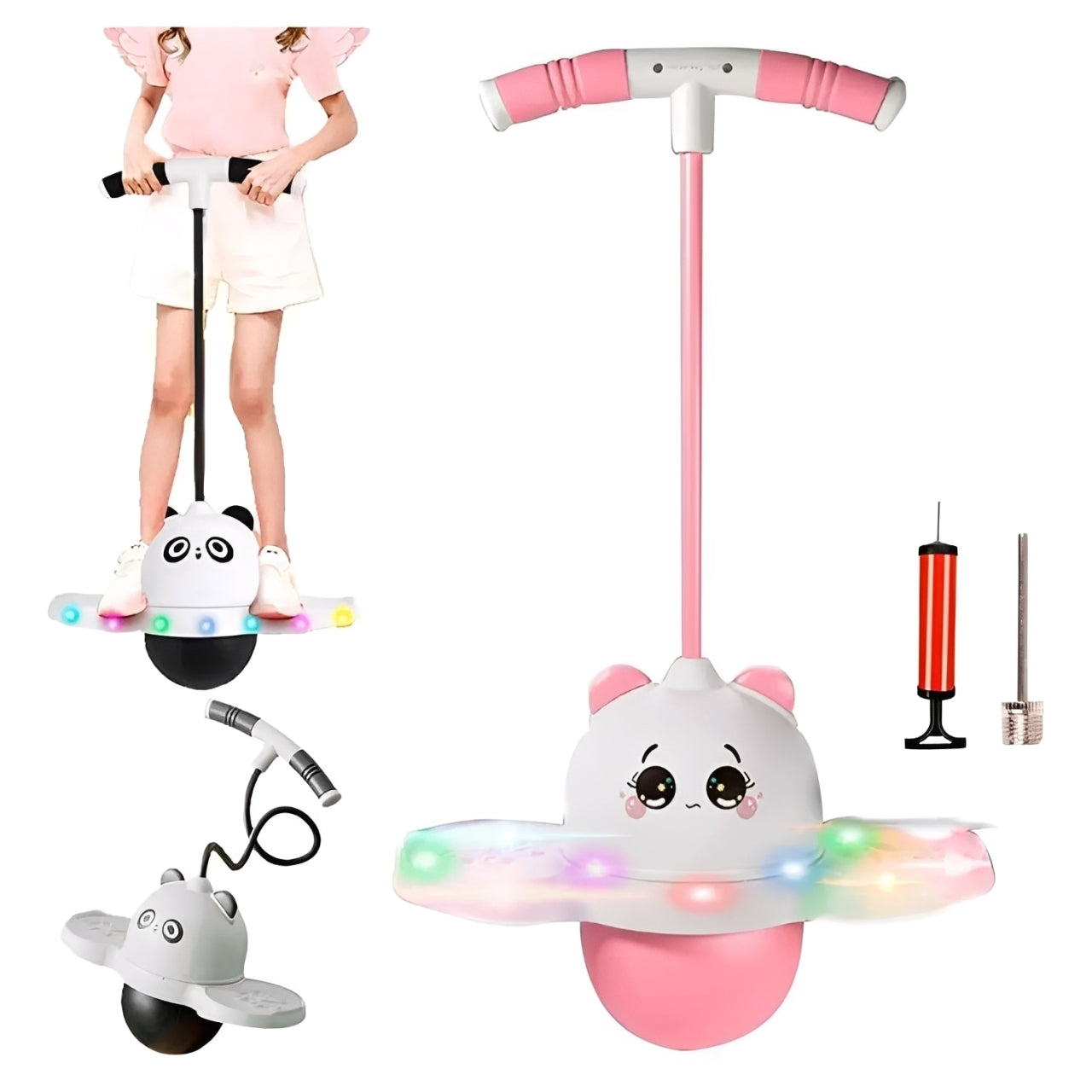 PELOTA SALTARINA INFANTIL CON LUCES LED | ENVÍO GRATIS